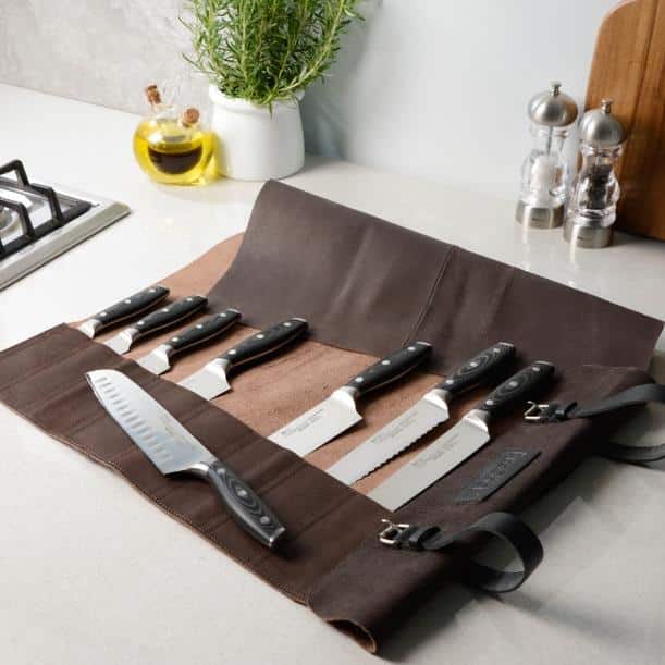 4-Piece Culinary Knife Set with Case - Big Green Egg